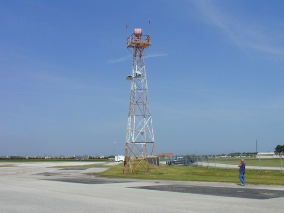 Old tower at La Porte Municipal Airport