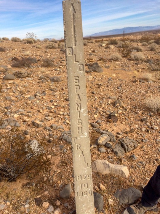 Old Spanish Trail marker