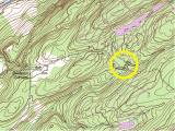 1992 topo map ... road has been straightened.