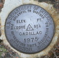 USGS Electronic Traverse Station Disk CADILLAC