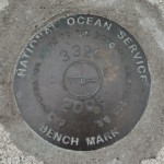 National Ocean Survey Tidal Benchmark 841 3320 TIDAL E