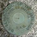 NPS Boundary Monument NPS (Unstamped, Acadia #5)