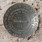 USGS Azimuth Mark Disk FLATTOP AZ MK