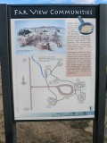 This sign illustrates the layout of the various mesa-top dwellings at Far View.