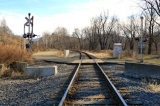 Railroad crossing; near site of G 58