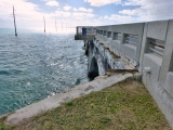 Looking SW along the Long Key Viaduct